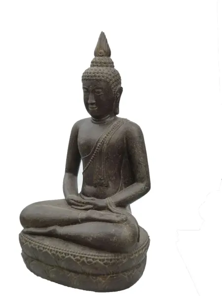 Product image 3 of the product “Seated Buddha - thai Style with symbolized flame on the head. 125cm height 125 cm”